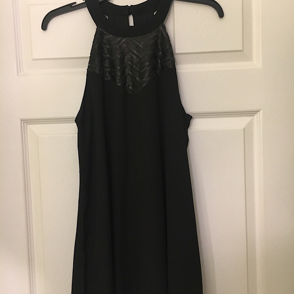 Altar’d State Sequined Black Dress